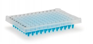 Plate 96-well PCR 350ul, Clear Semi-skirted (10x10 = 100/pk)