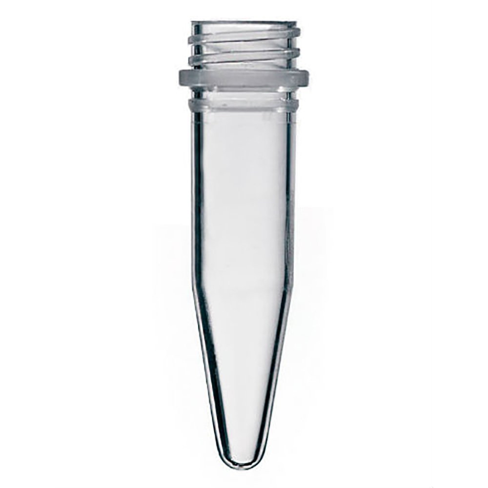 Conical Tubes, Graduated 1.5ml, with Clear Screw Caps, Sterile (Pack of 500)