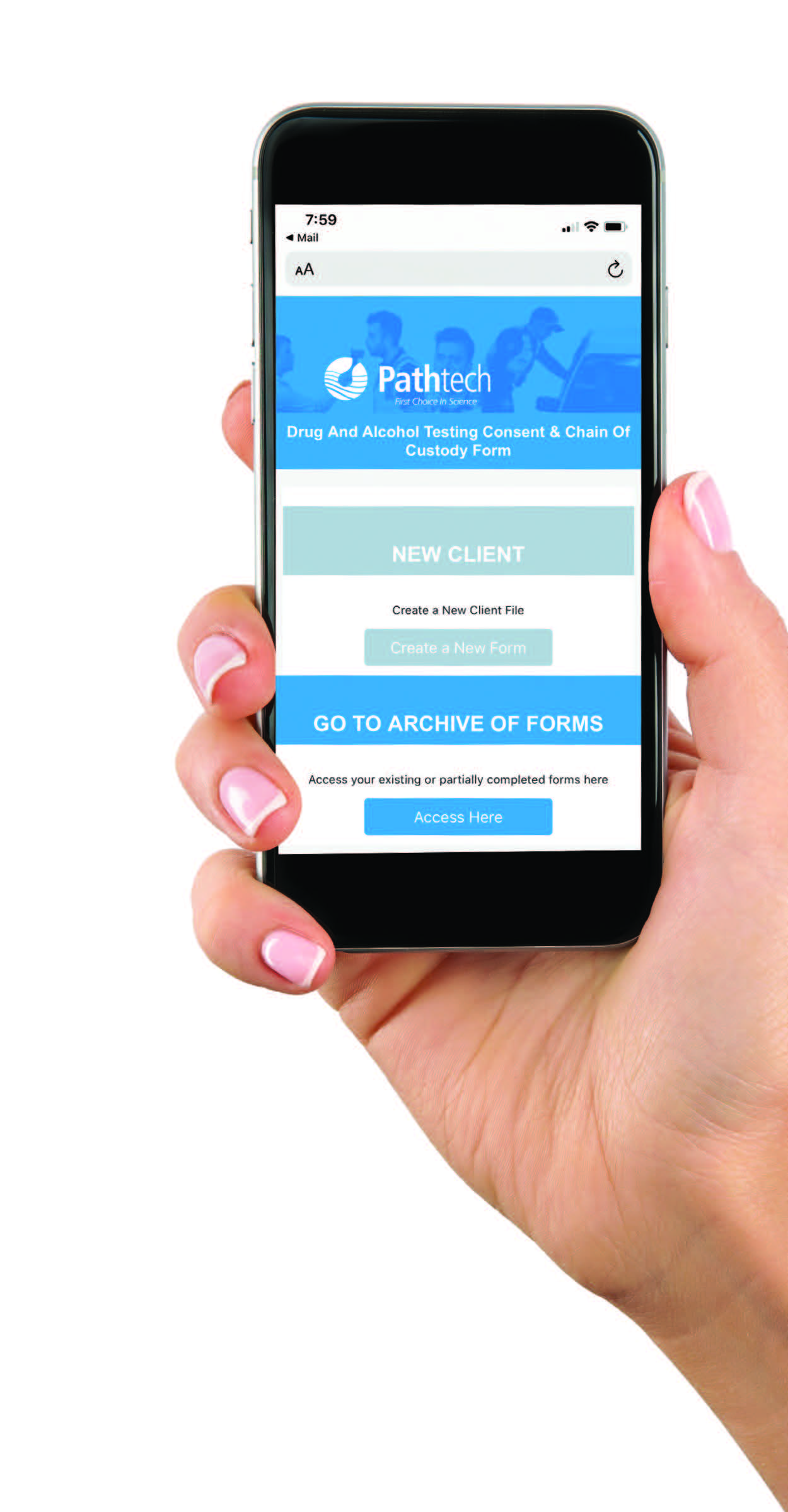 Pathtech Chain of Custody App